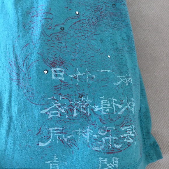 Mudd turquoise round neck graphic t-shirt - Picture 4 of 7